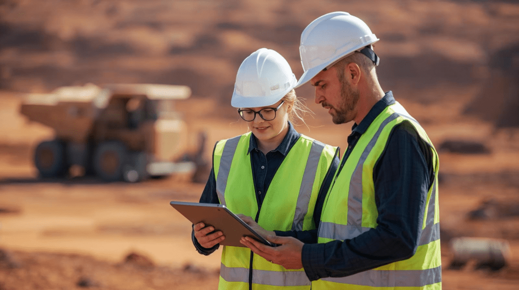 Industrial workforce planning at mining site in Western Australia